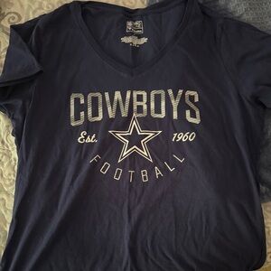 Cowboys Football women’s Navy T-Shirt